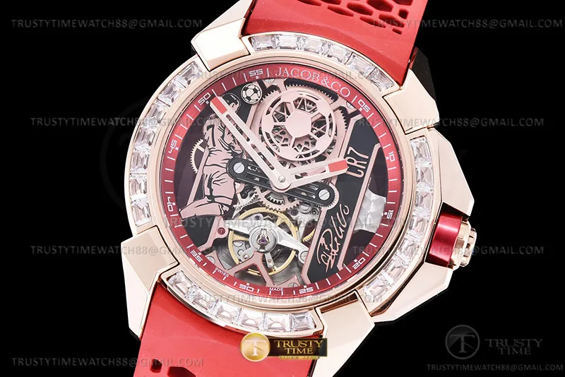 JAC010B - Jacob & Co CR7 Epic X Dia RG/RU Red TWF JR2301