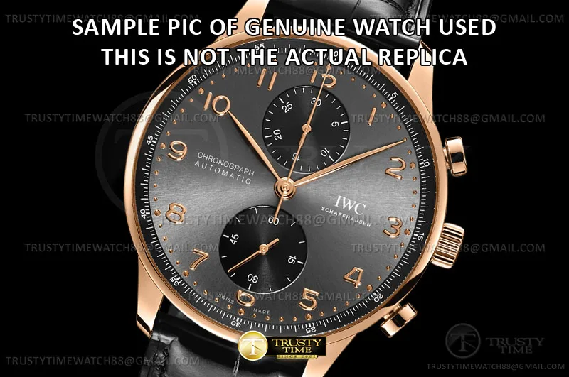 IWC0583F - Portugieser Chrono IW3716 RG/LE Gry Num OCTA DD69355