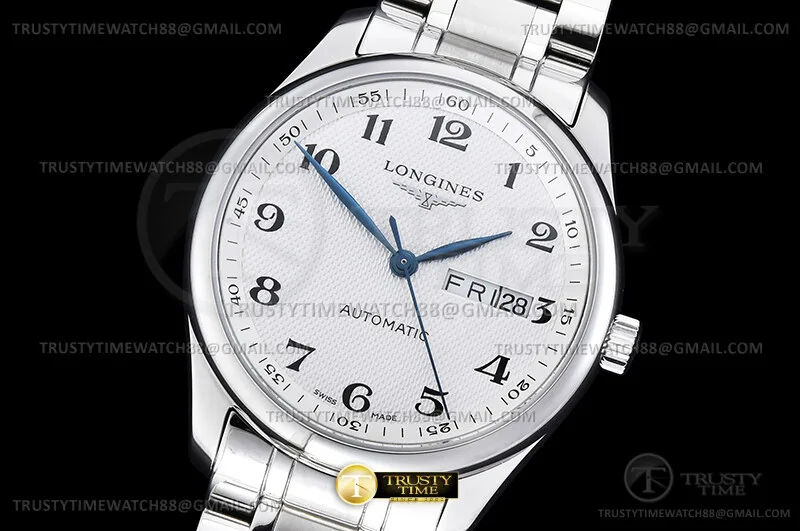 LON052 - Longines Master Day Date SS/SS White XF A2836