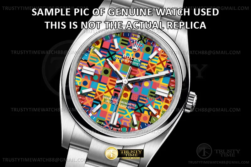 ROYP054A - Oyster Pert. 36mm 126000 SS/SS M.Color EWE A3230