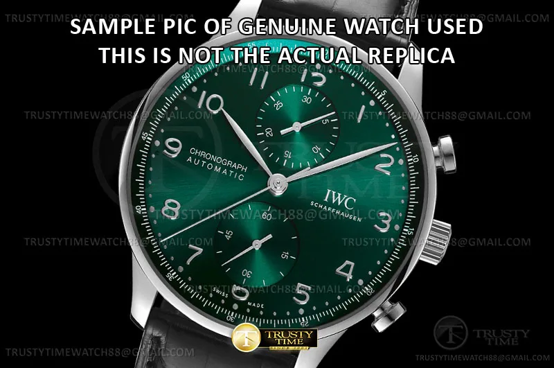 IWC0583C - Portugieser Chrono IW3716 SS/LE Grn Num OCTA DD69355