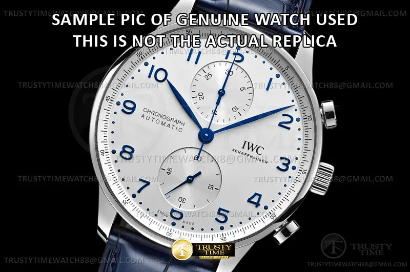 IWC0583A - Portugieser Chrono IW3716 SS/LE Wht/Blue OCTA DD69355