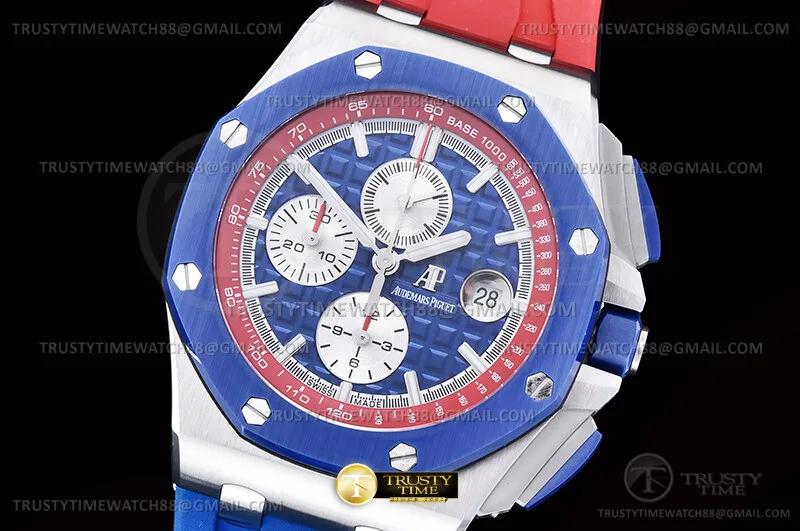 AP0980A - AP ROO Chrono 26400 Ryder.C SS/RU Blue JF A3126 Mod