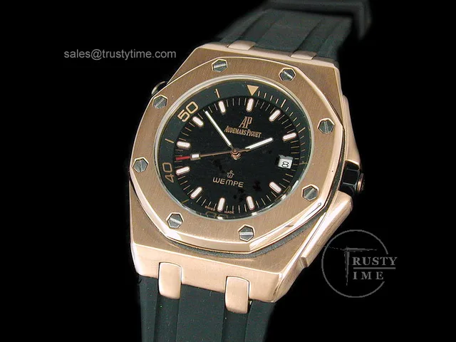 AP0020A - Wempe Limited Ed Royal Oak Offshore Black - Asian 21J — photo 1