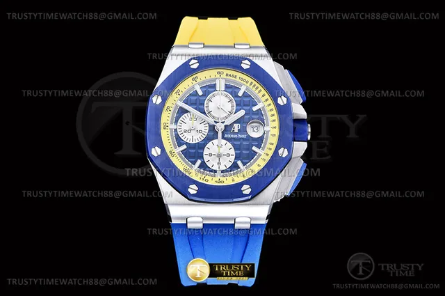AP0980B - AP ROO Chrono 26400 Summer SS/RU Yllw JF A3126 Mod — photo 3