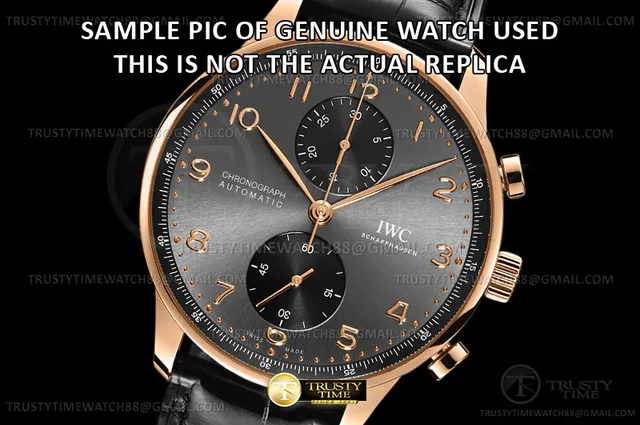 IWC0583F - Portugieser Chrono IW3716 RG/LE Gry Num OCTA DD69355