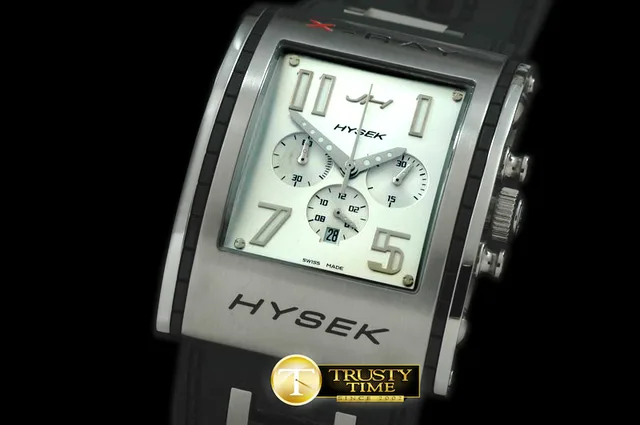 HY009A - X Ray Chronograph SS/RU White Jap Quartz — photo 1