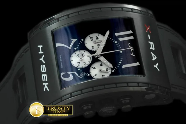HY010B - X Ray Chronograph PVD/RU Black Jap Quartz — photo 2