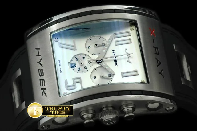 HY009A - X Ray Chronograph SS/RU White Jap Quartz — photo 2