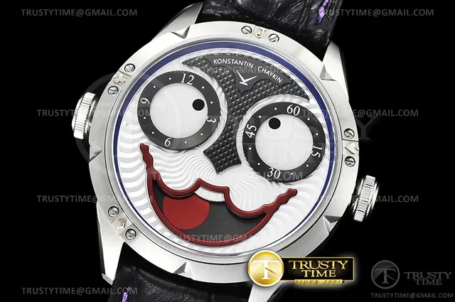 KC001B - Konstantin Chaykin Joker SS/LE White/Purp TWF NH35A