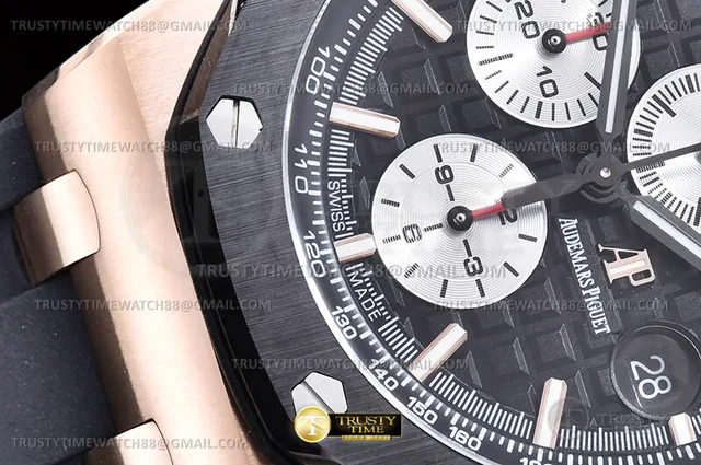 AP0980C - AP ROO Chrono 26400RO Cer RG/RU Black JF A3126 Mod — photo 8