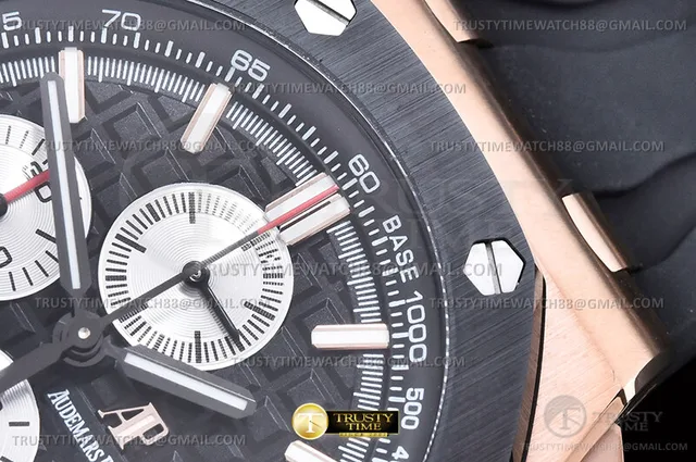 AP0980C - AP ROO Chrono 26400RO Cer RG/RU Black JF A3126 Mod — photo 7
