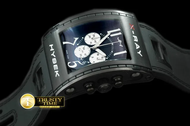 HY010B - X Ray Chronograph PVD/RU Black Jap Quartz — photo 4