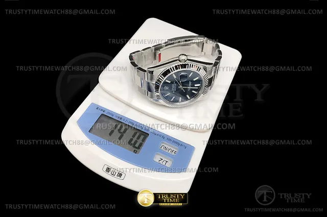 R2DJ0537B - DJ2 41mm Wt Oys Flt SS/SS Blue/Stk VSF V2s VS3235v2 — photo 28