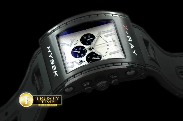 HY010A - X Ray Chronograph PVD/RU White Jap Quartz — photo 4