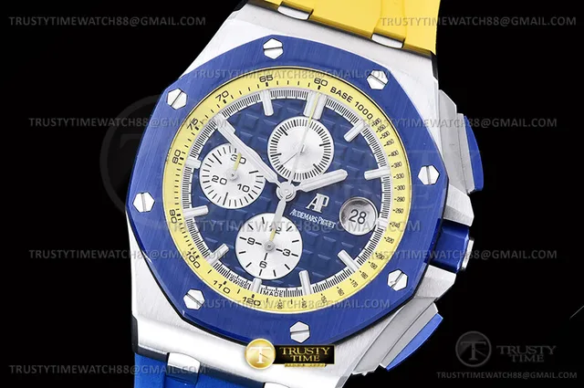 AP0980B - AP ROO Chrono 26400 Summer SS/RU Yllw JF A3126 Mod