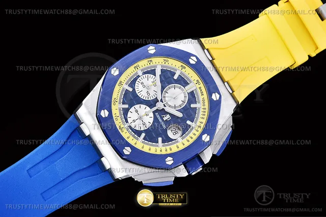 AP0980B - AP ROO Chrono 26400 Summer SS/RU Yllw JF A3126 Mod — photo 5