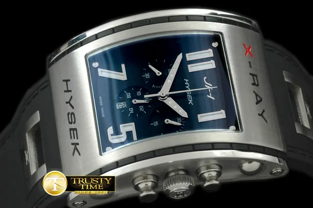 HY009B - X Ray Chronograph SS/RU Black Jap Quartz — photo 2