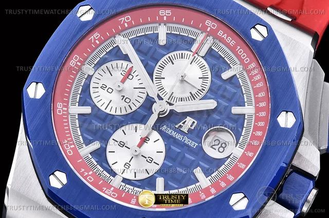 AP0980A - AP ROO Chrono 26400 Ryder.C SS/RU Blue JF A3126 Mod — photo 6