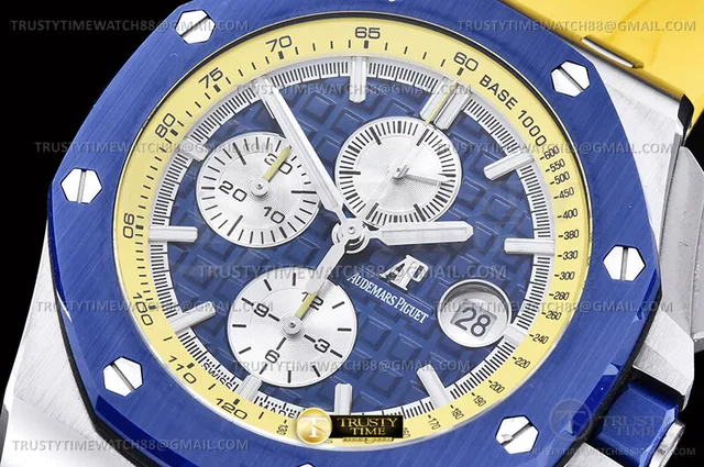 AP0980B - AP ROO Chrono 26400 Summer SS/RU Yllw JF A3126 Mod — photo 6