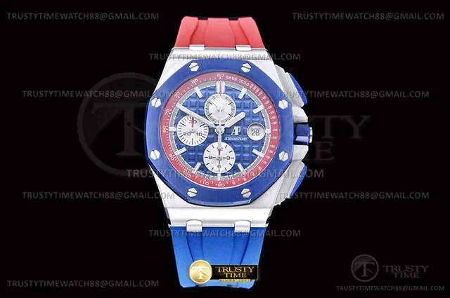 AP0980A - AP ROO Chrono 26400 Ryder.C SS/RU Blue JF A3126 Mod — photo 3