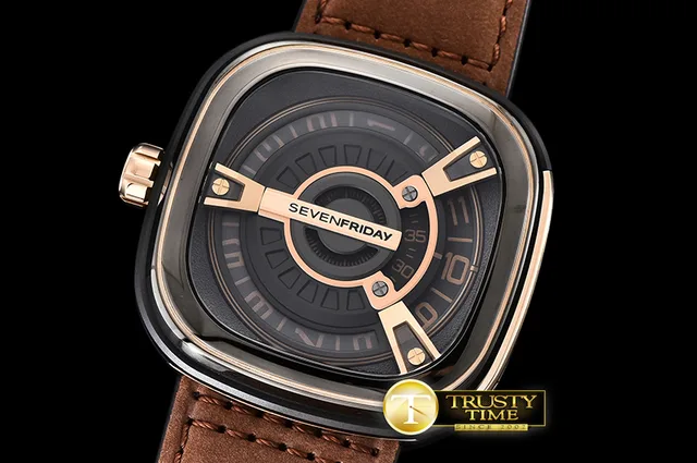 SF028 - SevenFriday M2/02 Automatic PVD/LE Black Jap Miyota
