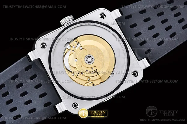 BR151B - Bell Ross BR03-93 GMT/COMP Red/Blk SS/RU Blk WMF A2836 — photo 19