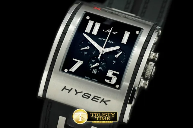 HY009B - X Ray Chronograph SS/RU Black Jap Quartz — photo 1