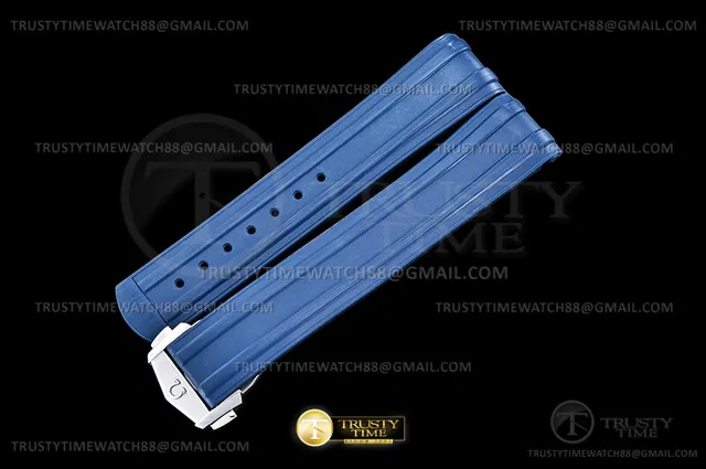 OMGACC022B - 2018 Seamaster Diver 300M Blue Rubber Strap ORF 1:1