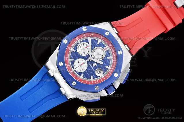 AP0980A - AP ROO Chrono 26400 Ryder.C SS/RU Blue JF A3126 Mod — photo 5