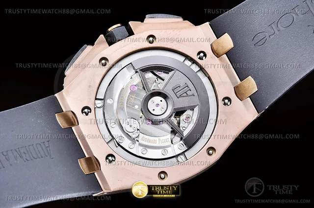 AP0980C - AP ROO Chrono 26400RO Cer RG/RU Black JF A3126 Mod — photo 19