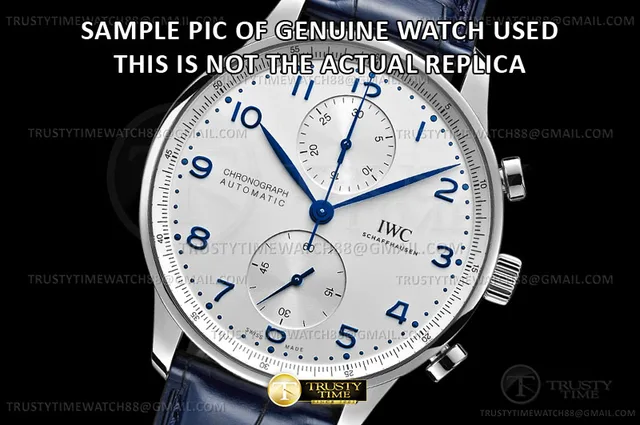 IWC0583A - Portugieser Chrono IW3716 SS/LE Wht/Blue OCTA DD69355