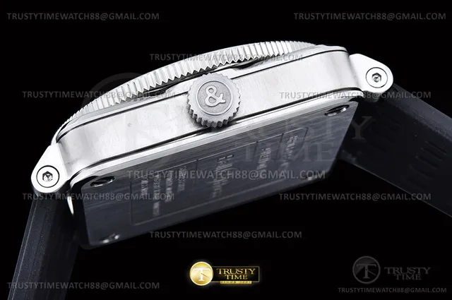 BR151A - Bell Ross BR03-93 GMT/COMP Blue/Blk SS/RU Blk WMF A2836 — photo 15