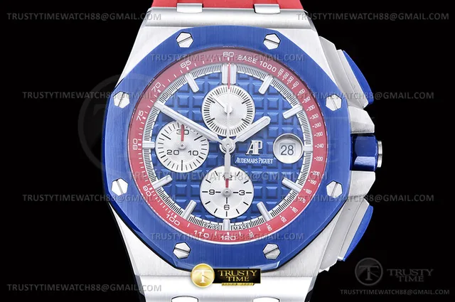 AP0980A - AP ROO Chrono 26400 Ryder.C SS/RU Blue JF A3126 Mod — photo 4