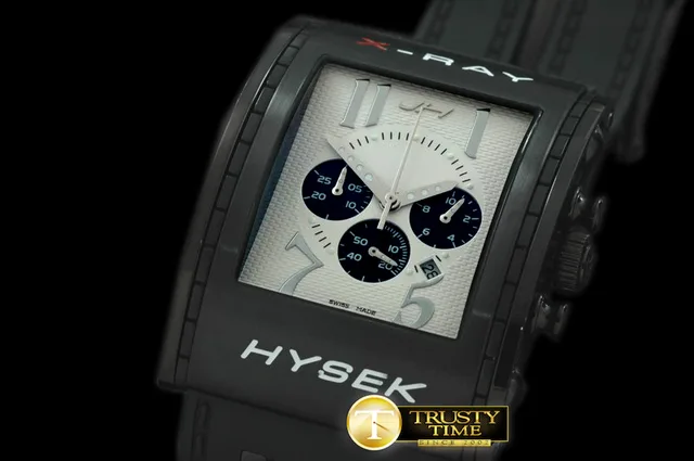 HY010A - X Ray Chronograph PVD/RU White Jap Quartz — photo 1