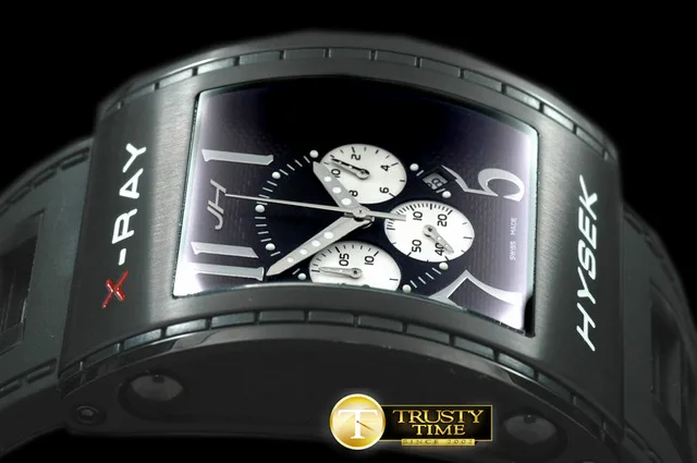 HY010B - X Ray Chronograph PVD/RU Black Jap Quartz — photo 3