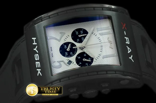 HY010A - X Ray Chronograph PVD/RU White Jap Quartz — photo 2