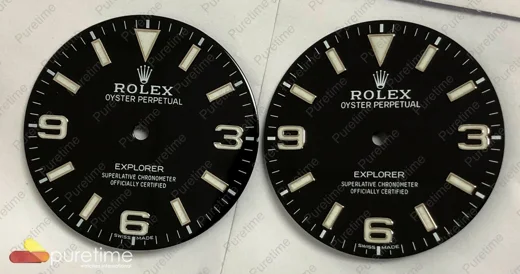 Rolex - ARF 904L Explorer I 214270 Rep Dial vs Gen Dial